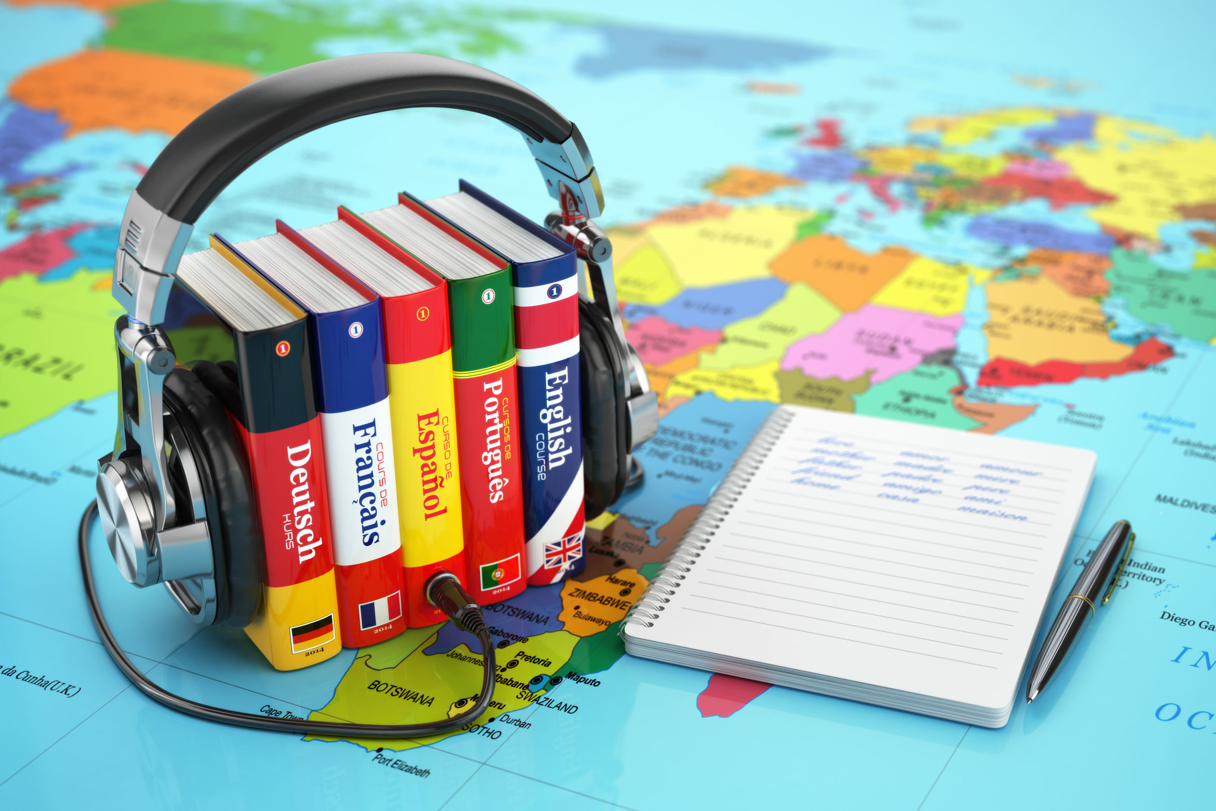 Language learning materials and books